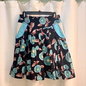 Marc by Marc Jacobs Floral Pleated Skirt